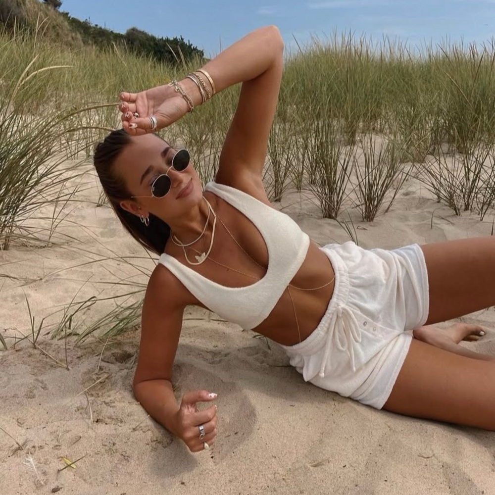 Donni terry bralette and shorts SET - Picture 12 of 16